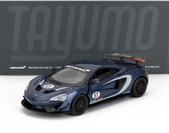McLAREN 570s Gt4 №67 Racing (2016), blue