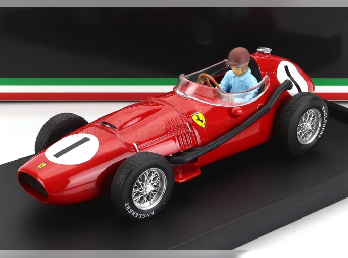 FERRARI F1 Dino 246 N 1 Winner British Gp 1958 P.collins - With Driver Figure, Red