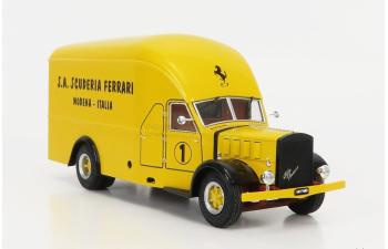 ALFA ROMEO 500 Race Car Transporter Scuderia Ferrari (1936), yellow