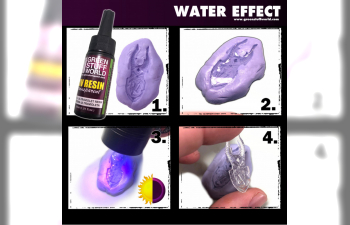 Ультрафиолетовая смола - Эффект воды, 17 мл / Paint Pot 17 ml - ULTRAVIOLET RESIN