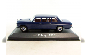 MERCEDES-BENZ 240 D Long (1973), Mercedes-Benz Offizielle Modell-Sammlung 59, blue