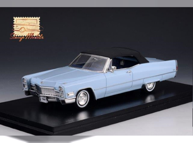 CADILLAC DeVille Convertible (закрытый) 1968 Arctic Blue