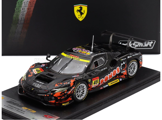 FERRARI 296 Gt3 3.0l Twin Turbo V6 Team Ponos Racing №45 Gt300 Super Gt (2025) Kei Cozzolino - Takuro Shinoara, Orange Black Yellow