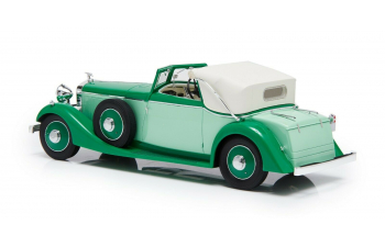 HISPANO SUIZA J12 Drophead-Coupé Fernandez Darrin open roof (1934), green