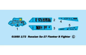 Сборная модель Самолет Су-27 (Flanker B)