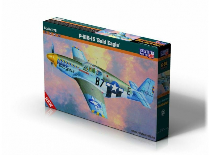 Сборная модель Самолет P-51 B-15 Bald Eagle
