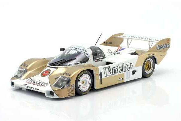 PORSCHE 956K #1 Winner Norisring DRM Champion Bob Wollek (1983), white / gold
