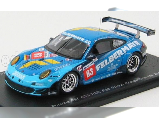 PORSCHE 911 997 Gt3rsr Proton Competition N63 24h Le Mans (2011) Felbermayr Jr - Felbermayr Senior - Reid, 2 Tone Blue