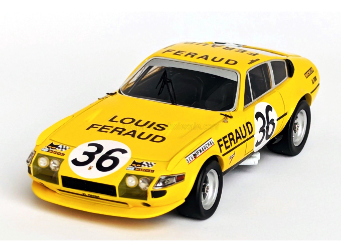 FERRARI 365 GTB/4 4.4L V12 Team Ecurie Francorchamps №36 24h Le Mans Derek Bell - Teddy Pilette - Richard Bond (1972)