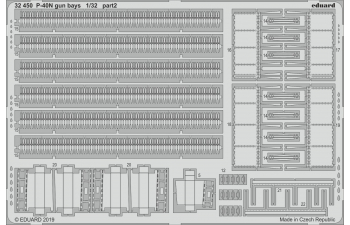 Edurad Набор фототравления P-40N пулемётный отсек