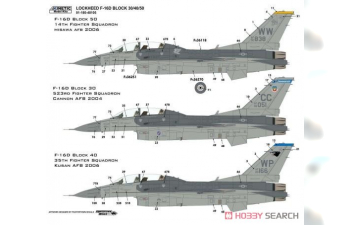 Сборная модель F-16D Block 30/40/50 USAF