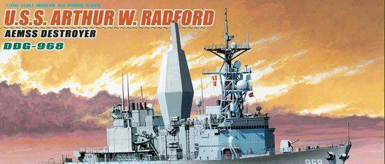 Сборная модель U.S.S. ARTHUR W. RADFORD AEMSS DESTROYER DDG-968