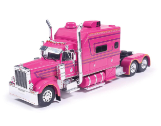 PETERBILT 379 Custom Tractor Truck 3-assi (2002), pink