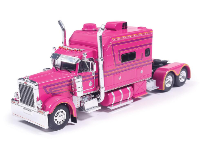 PETERBILT 379 Custom Tractor Truck 3-assi (2002), pink