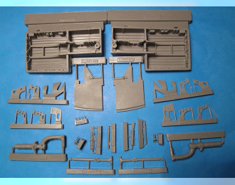 B-24 Liberator Wheel Wells and Main Landing Gear for Revell