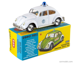 VOLKSWAGEN - BEETLE MAGGIOLINO EUROPEAN POLITIE DUTCH POLICE CAR 1969