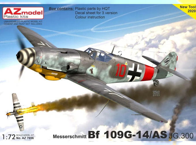 Сборная модель Самолет Bf 109G-14/AS JG.300