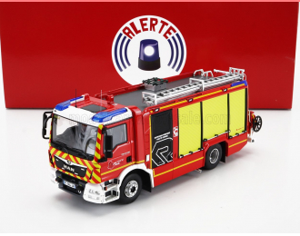 MAN Tgm 15.290 Tanker Truck Sapeurs Pompiers Ftp Rosenbauer Sdis 87 (2020), Red Yellow White