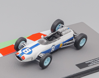 FERRARI F1 512 Team N.a.r.t. #8 Mexico Gp 1964 Lorenzo Bandini, White Blue