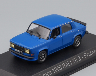 SIMCA 1000 Rallye 3 Prototype 1978 Talbot Blue