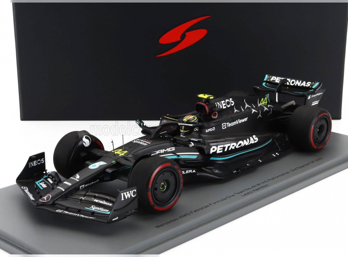 MERCEDES-BENZ GP F1 W14 Team Mercedes-amg Petronas Formula One №44 2nd Spain Gp (2023) Lewis Hamilton, Matt Black