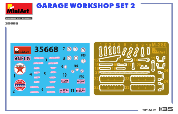 Сборная модель Гаражная мастерская / Garage Workshop Set 2