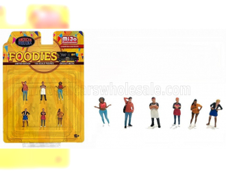 Набор из 6 фигурок Foodies