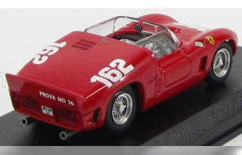 FERRARI Dino 246sp Spider №162 Winner Targa Florio (1961) Von Trips - Gandebien, Red