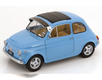 FIAT 500 F Custom with removable Softtop (1968), light blue