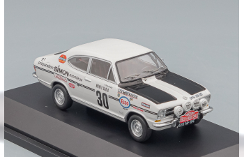 OPEL Kadett B Coupe #30 Rallye 1900 J.Ragnotti (1970), white / black