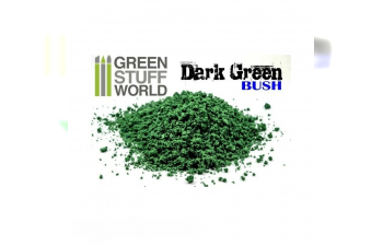 Комки листвы кустарника - тёмно-зелёные, 280 мл / Tree Bush Clump Foliage - Dark Green - 280 ml
