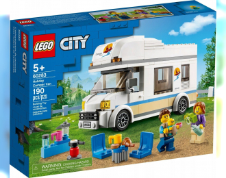 CAMPER Lego City - Holiday Camper - 190 Pezzi - 190 Pieces, White
