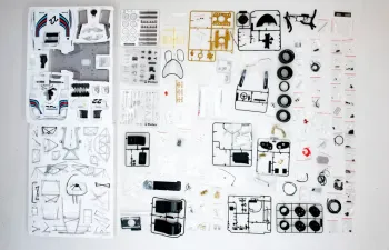 PORSCHE 917k 4.9l Team Martini Racing №22 Winner 24h Le Mans (1971) Helmut Marko - Gijs Van Lennep, White Blue