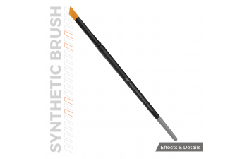 Синтетическая кисть - Угловая / AK SYNTHETIC BRUSH – ANGULAR