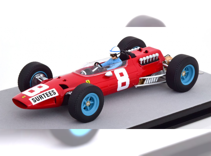 FERRARI F1 512 N 8 Italy Gp (with Pilot Figure) 1965 John Surtees, Red