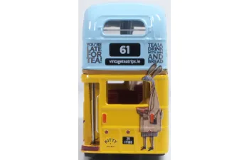 AEC Routemaster, Vintage Tea Tours, yellow/white