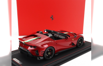 FERRARI 812 Competizione A Spider (2022) - Con Vetrina - With Showcase, Rosso Magma - Red