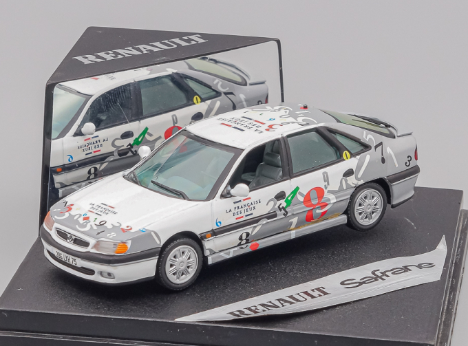 RENAULT Safrane "Française des Jeux" (1997), white / grey