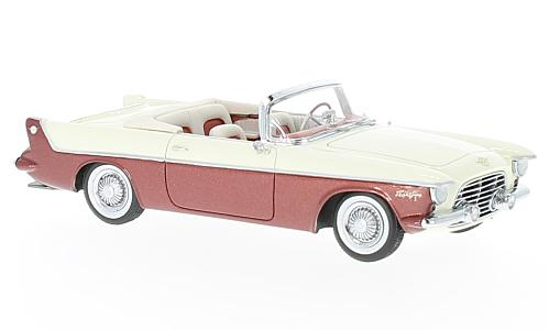 CHRYSLER Flight Sweep I (Ghia) Cabrio 1955 Metallic Red/Creme