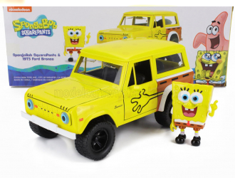 FORD Bronco With Squarepants Spongebob Figure (1973), Yellow