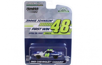 CHEVROLET Camaro #48 Jimmie Johnson First Win (1969), blue / white