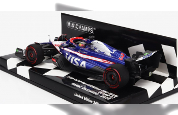 RACING BULLS F1 Vcarb-01 Team Visa Cash App №3 Season (2024) Daniel Ricciardo, Blue White