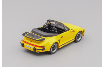 PORSCHE 911 Slant Nose Cabrio (1989), yellow