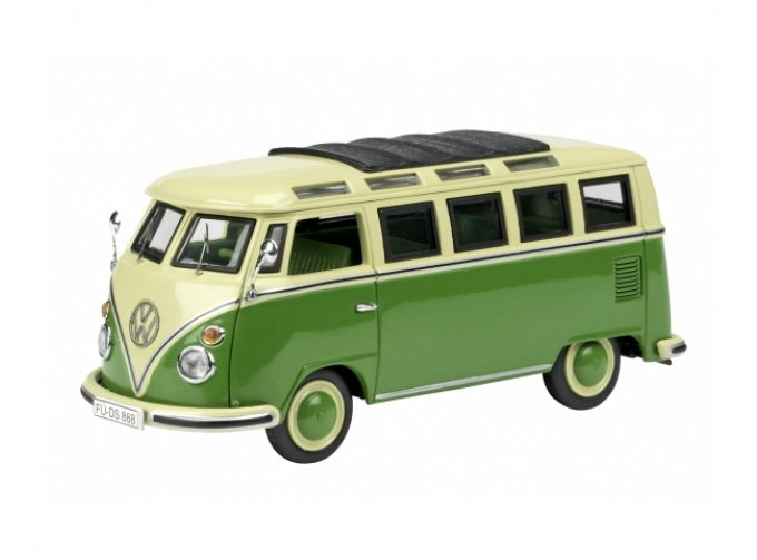 VOLKSWAGEN T1 Samba Bus (1950), green-beige