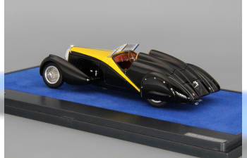 BUGATTI Type 57 Roadster "Grand Raid" Gangloff (1934), black / yellow