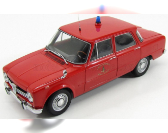 ALFA ROMEO Exclusive For Italy - Giulia 1300 Vigili Del Fuoco (1966) Fire Engine With Two Headlights, Red