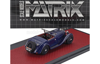 ALFA ROMEO 6C 1750SV Figoni Spider Cabriolet Open (1932), blue