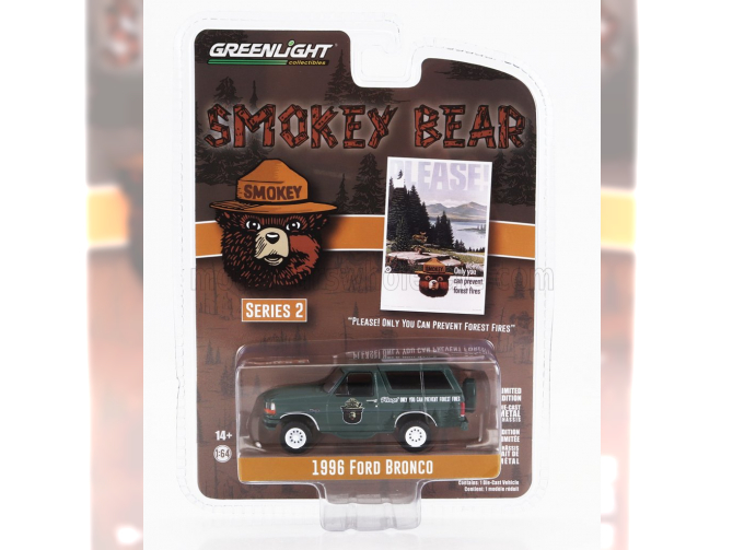 FORD BRONCO (1966) SMOKEY BEAR, GREEN