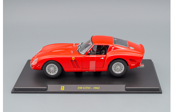 FERRARI 250 Gto (1962) - Con Vetrina - With Showcase, Red