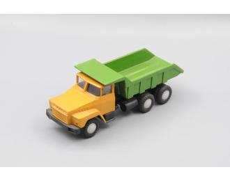 Игрушка Автомобиль КРАЗ, желтый / зеленый